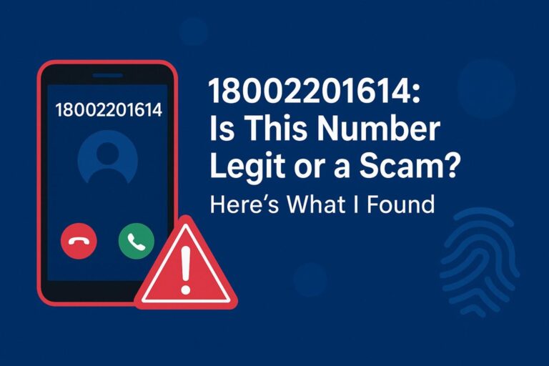 18002201614 Is This Number Legit or a Scam Here’s What I Found