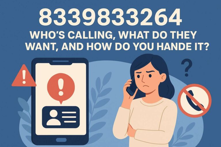 8339833264 — Who’s Calling, What Do They Want, and How Do You Handle It