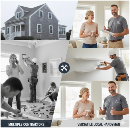 Versatility Across Projects- handyman in Cape Cod