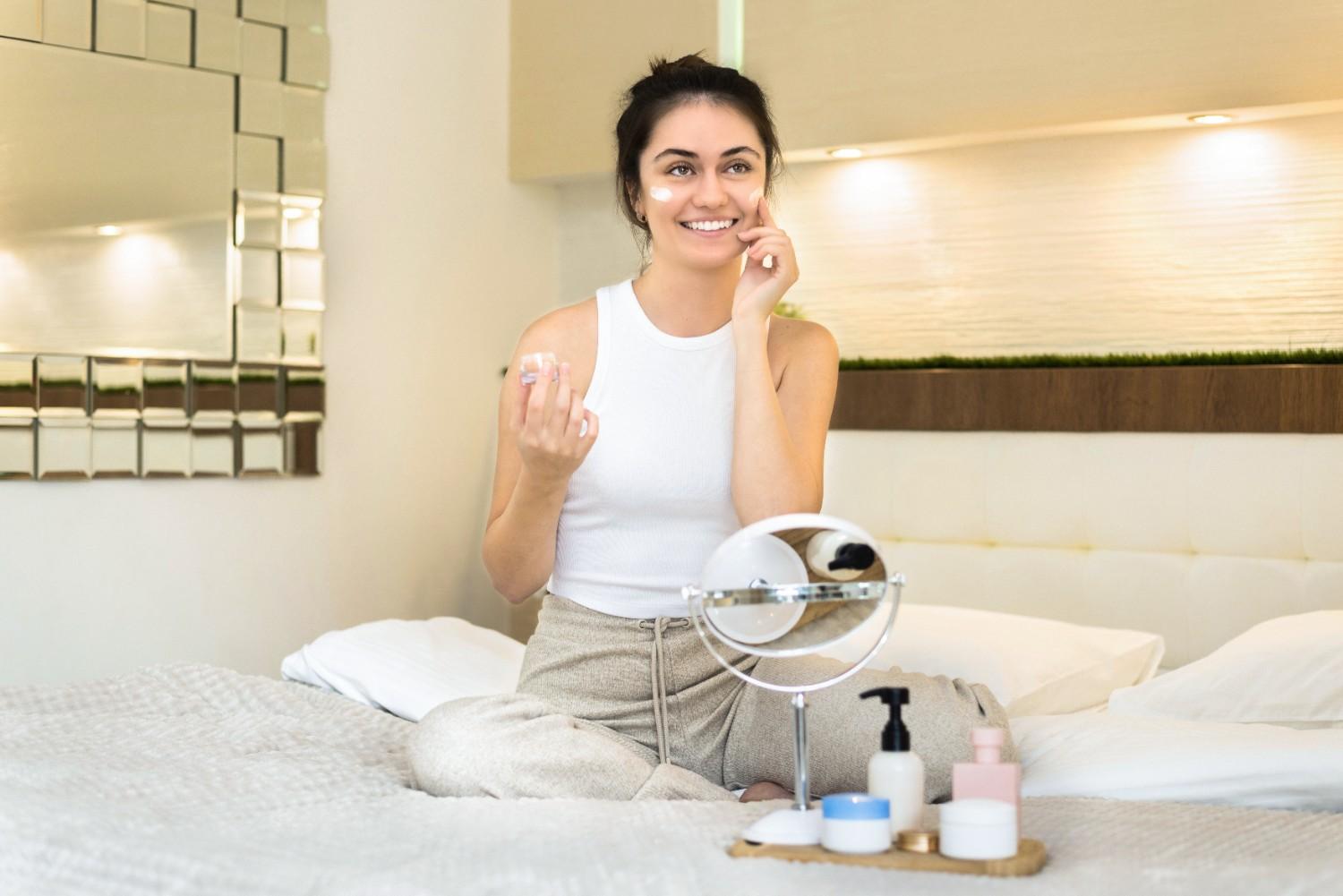 Pre-trip skincare