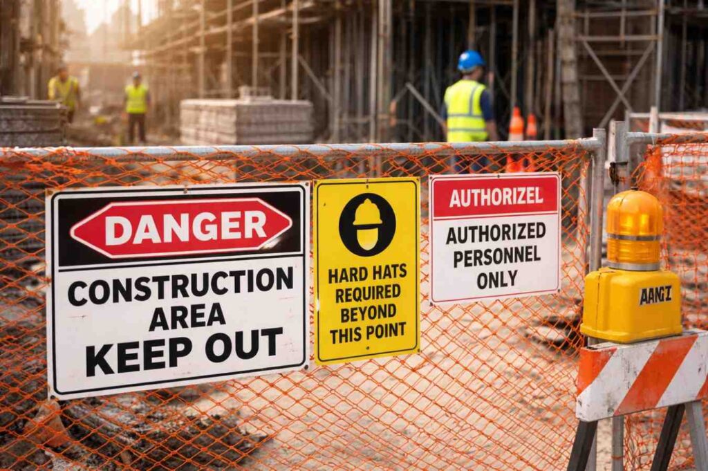 Signage and Perimeter Fencing