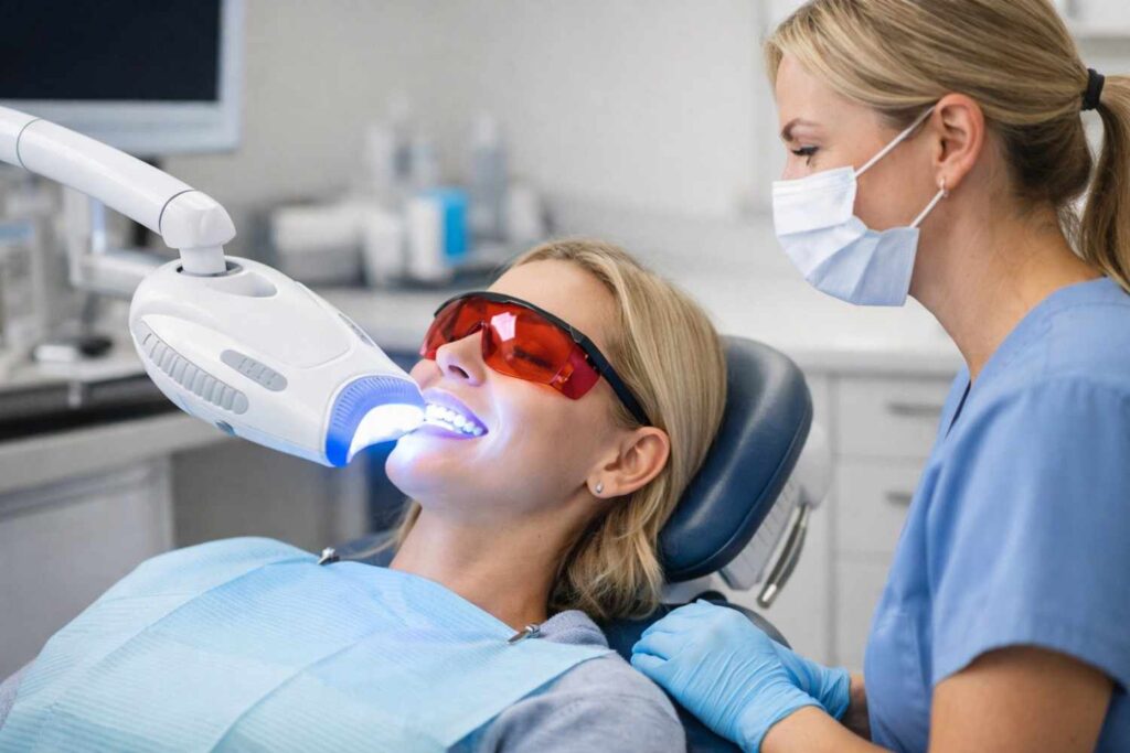What to Expect During a Whitening Session